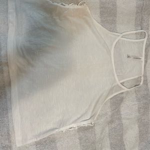 white crop top